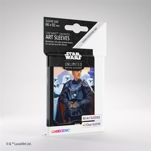 Star Wars Unlimited Art Sleeves (60 +1 stk) - Moff Gideon - Gamegenic 